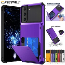 For Samsung Galaxy S25 S24 A16 A15 S23 S22 S21 FE Ultra Card Wallet Case Cover