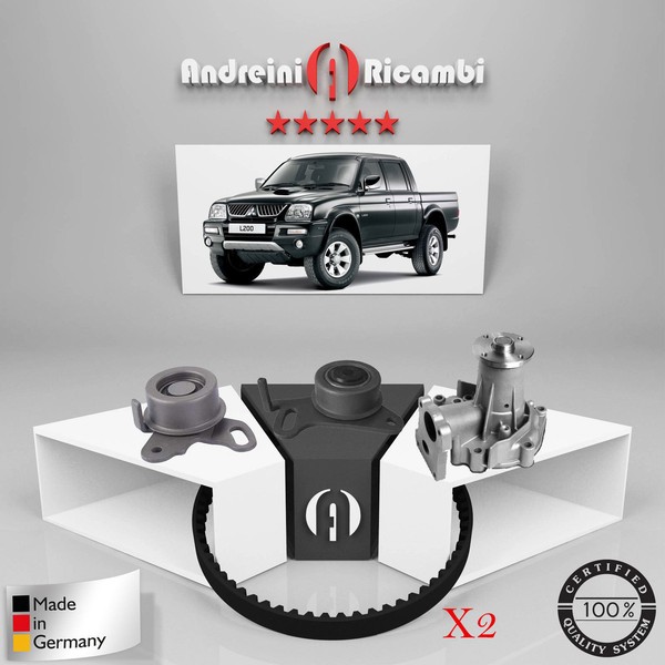 Set Vertrieb + Wasserpumpe Xmitsubishi L200 III2.5 Td 98KW 133CV 2007->-image