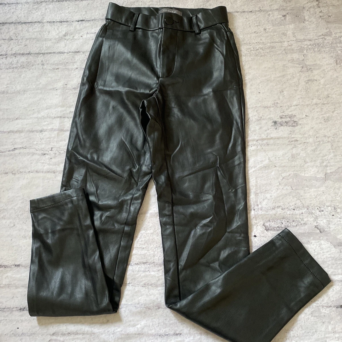 Faux leather cheap leggings primark