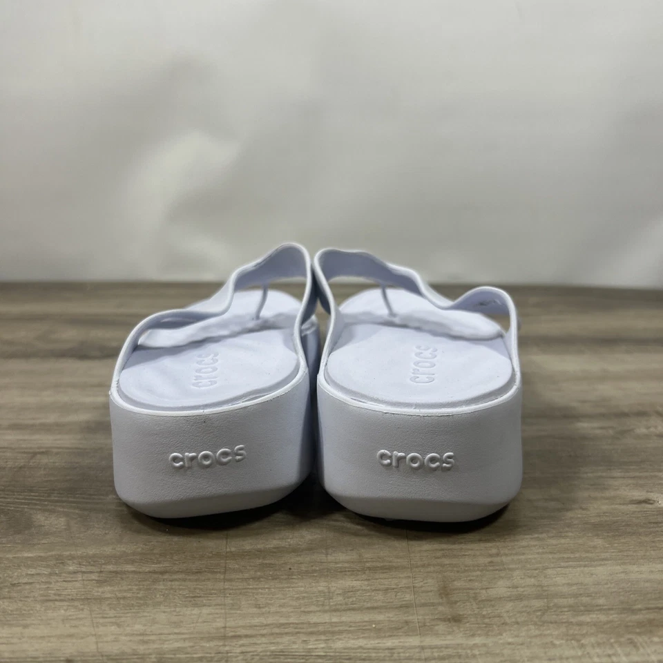 Chanclas para mujer Crocs Getaway plataforma lavanda púrpura talla 9 Foto 4 de 4