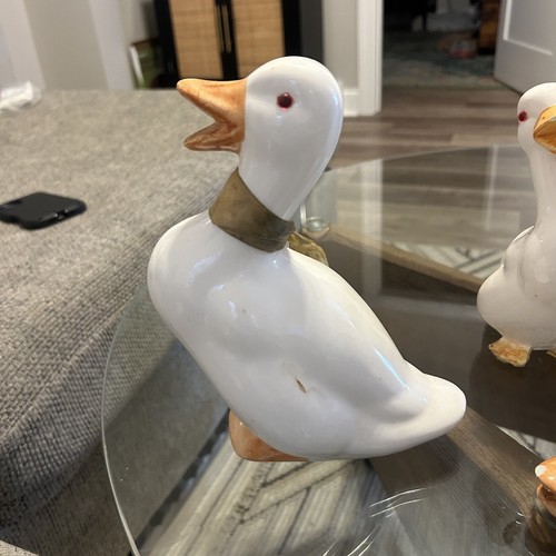 Vintage Trio Of Ceramic Ducks Figurines - Picture 4 of 21