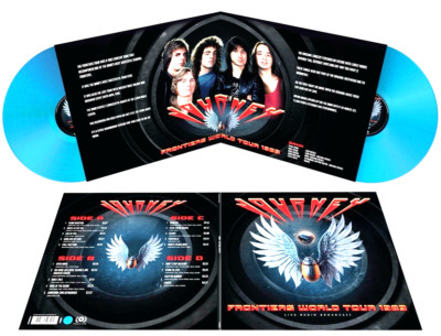 Journey Frontiers Tour 1983 Limited Edition Blue Color Vinyl Double LP Album NEW