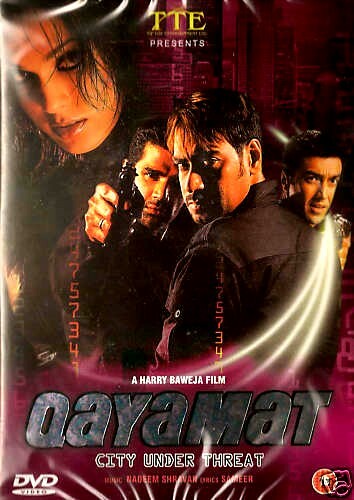 QAYAMAT - AJAY DEVGUN, RIYA SEN - NEW ORIGINAL BOLLYWOOD DVD - MULTI SUBTITLES