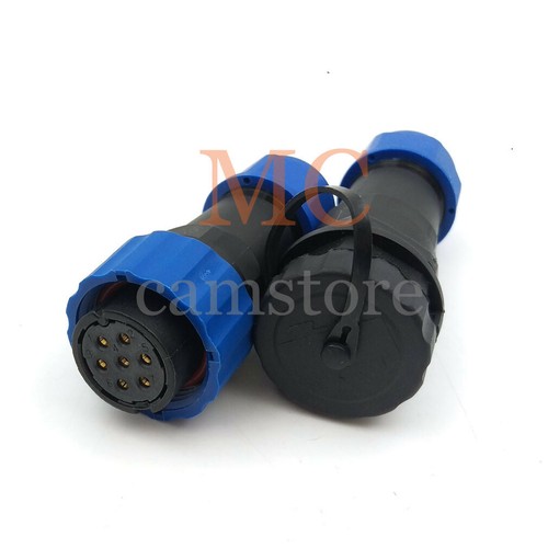 SD20 7Pin Circular Waterproof IP67 Connector Plug Socket,Aviation Plug Socket - Picture 7 of 9