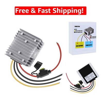 Reliable 12V 240W Golf Cart Voltage Converter with Built-In Protection Features