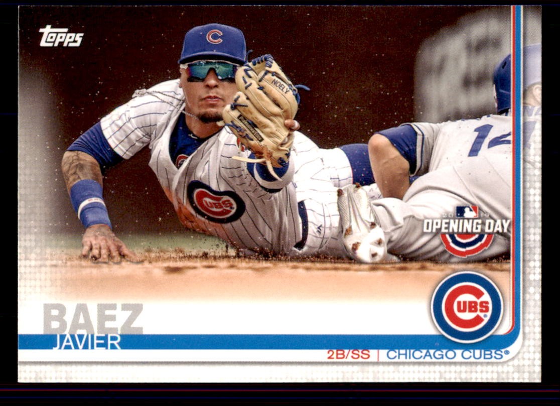 2019 Topps Opening Day #95 Javier Baez Chicago Cubs