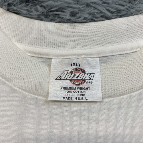 NWOT Vintage 90s Steve Kinser Racing Sprint Dirt Arizona Tee Shirt Mens XL Neon - Picture 6 of 10