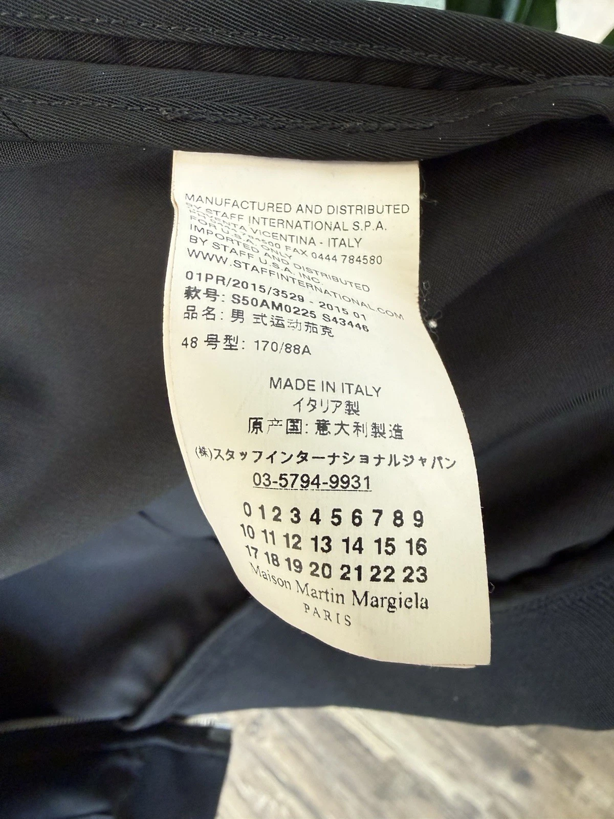 Maison Margiela Black MA-1 Size 48 / M / US38 - product detail image 6