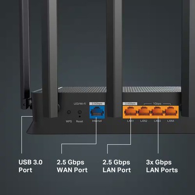 【2個セット】TP-Link Archer BE805＋BE6500 Archer BE805 | BE19000 Tri-Band Wi-Fi 7 Router | TP-Link