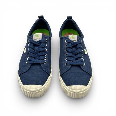 Cariuma OCA Sneakers Men's 12 Shadow Blue Canvas Low Top Casual Shoes GAL2173