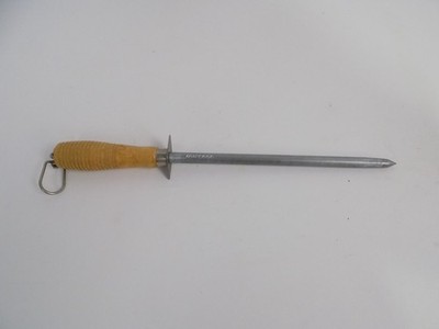 Vintage USA TRU EDGE Knife Sharpener STEEL CHEF HONING ROD Ontario Knife Co