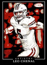 2022 Leo Chenal Sage FOOTBALL #21 Wisconsin Badgers