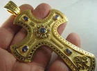 Pectoral Cross for Bishops and Priest - Gold plated over brass - 260t