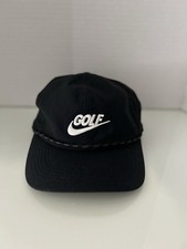 Nike Golf Men  s Aerobill Classic99 Black Hat Cap Rope Golfer Dri-fit Swoosh