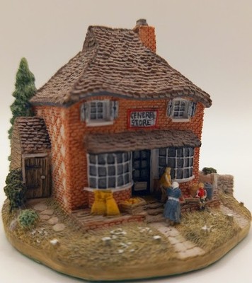 Spur Z Maßstab 1:220 Modell Dorf Gemischtwarenladen Eisenbahn Lok Zug Diorama