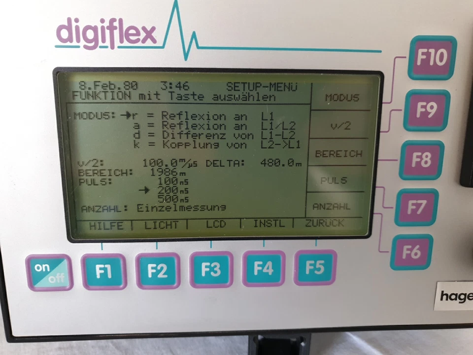 Hagenuk KMT Digiflex TDR, Telemeter, Megger - Image 2 of 4