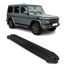 Trittbretter Seitenschweller für Mercedes G Klasse W463 2007-2018 Schwarz Alu Trittbretter Seitenschweller für Mercedes G Klasse W463 2007-2018 Schwarz Alu