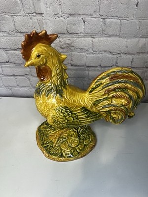 Ceramachie Virginia Rooster Hand Painted Made In Italy