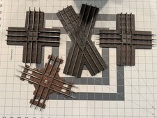 Vintage Lionel O Gauge Track Lot 90 Degree Crossing Switches Parts Repair 010704