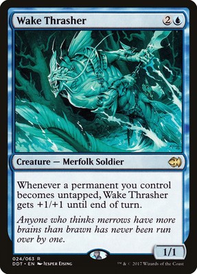 Wake Thrasher [Duel Decks: Merfolk vs. Goblins] Magic MTG