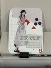 ACEO Print Taylor Swift Quote Purple Beret Woman Collage Art Card Mazerzine — photo 1