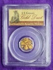 Sacramento Assayer Hoard 1.5 Grams Gold Dust Big Nuggets PCGS California Gold