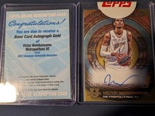 Victor Wembanya SP #/50 GOLD ROOKIE AUTO! SEALED FROM TOPPS! GREAT INVESTMENT🔥