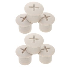 6Pcs Durable Protective Screw Caps for Universal Toddler Slide Parts Grey