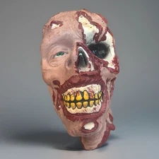 Laboragory Paper Magic Mutilated Severed Head Vintage Halloween Decoration Prop
