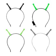 Light up Headband Costume Cosplay Alien Dark Alien Headdress