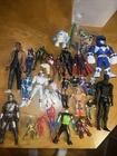 Vintage Action Figures Mixed Lot Of  30+ Figures Star Wars, Marvel, Wwe Power Ra