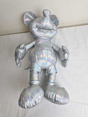 Disney Mickey Mouse 15 Zoll Erinnerungen limitierte Auflage holografisch gestempelt Plüsch - Bild 5 von 8
