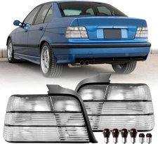 USR 92-99 E36 Sedan 3Series Tail Light BMW 4D ALL Clear 