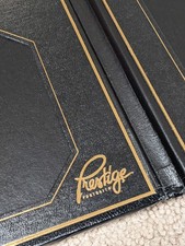 NEW 'Prestige Portraits' Tri-Fold Leather Photo Portfolio Album -- FREE SHIPPING