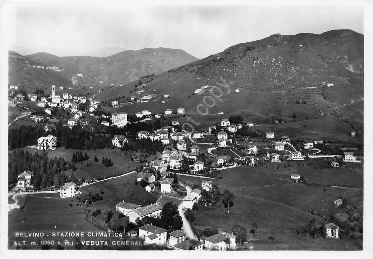 Cartolina Selvino Panorama generale NVG (Bergamo)