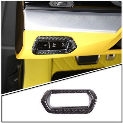 Real Carbon Fiber for Lamborghini URUS 18-21 Headlight Switch Button Frame Cover