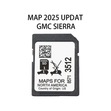 LATEST 2025 MAP UPDATE GPS Navigation SD Card 85713512 For GMC SIERRA 2019-2022