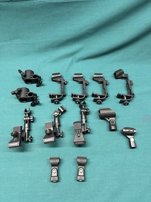 Lot of 13 Microphone Clips and Clamps Audix/ sE Electronics + more (5M)