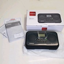 Sangean PR-D19BK FM Stereo/AM Digital Tuning Portable Radio READ DESC