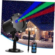 Outdoor Projector Laser Light, Party Lights with Moving RGB Star Projector,