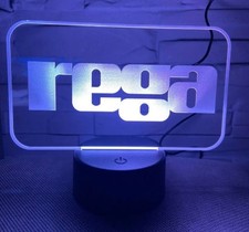 REGA Ledlight Logo Lampada Hifi Giradischi planar No Technics Thorens Pro-ject