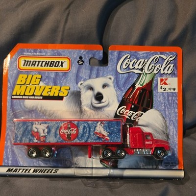 Matchbox Mattel Wheels Big Movers Polar Bear Coca-Cola Rig 18 Wheeler VTG 1999