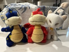 Neopets 6 Lot Of 3 Starry Scorchio Red Scorchio White Aisha Plush Stuffed Ani