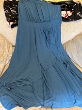 (NEW) WT , Teal one shoulder dress SZ 20