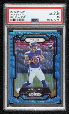 2023 Panini Prizm Rookies Blue Wave /199 Jaren Hall PSA 10 GEM MT Rookie RC 0bk3