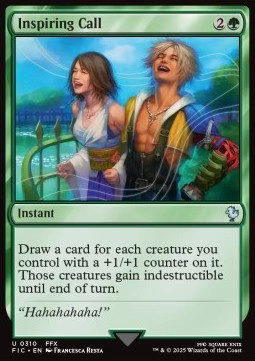 Magic/MTG Inspiring Call FIC-310 Uncommon Französisch NM