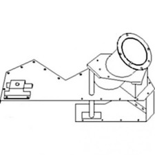 Upper Clean Grain Auger Housing fits John Deere CTS 9410 9510 9400 9500 AH235411