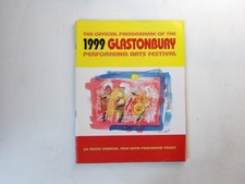 R.E.M etc:  Glastonbury Festival 1999  Programme