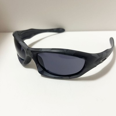 Oakley Monster Dog Sunglasses Gray Camouflage Rare Vintage Early