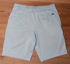 O  Neill Chino Shorts Mens 34 Gray Casual Flat Front Stretch 10  Inseam Walking